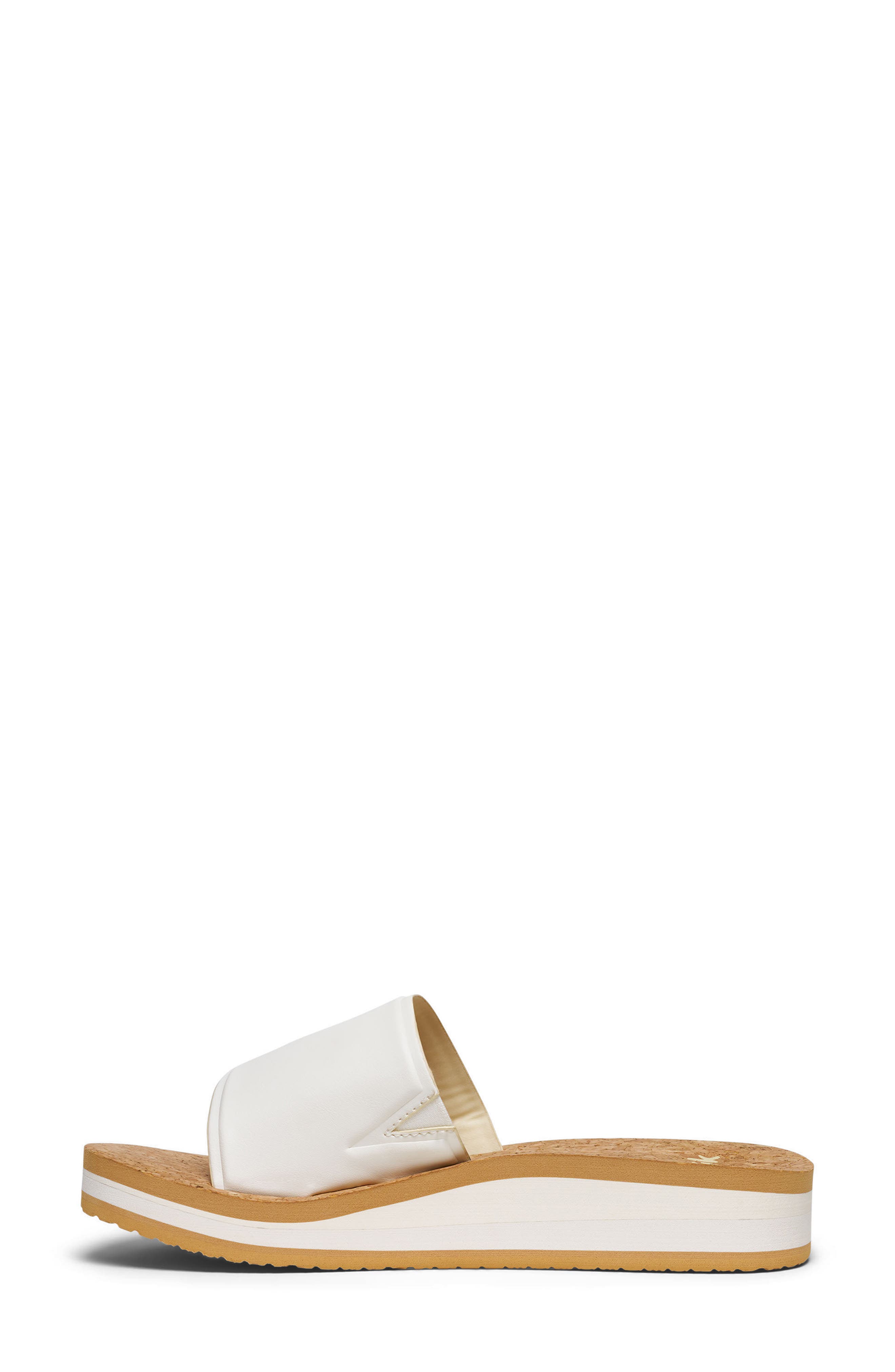 Highland Slide Sandal, Alternate, color, MARSHMELLOW