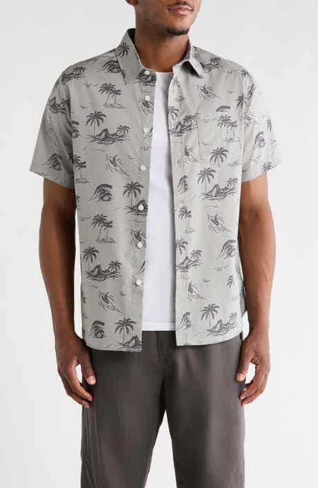 Union Yolo Medallion Print Short Sleeve Relaxed Fit Shirt