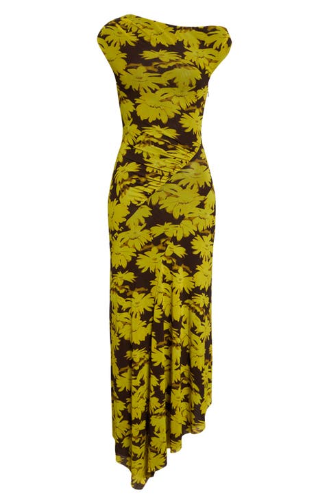 Amaris Floral Print Maxi Dress