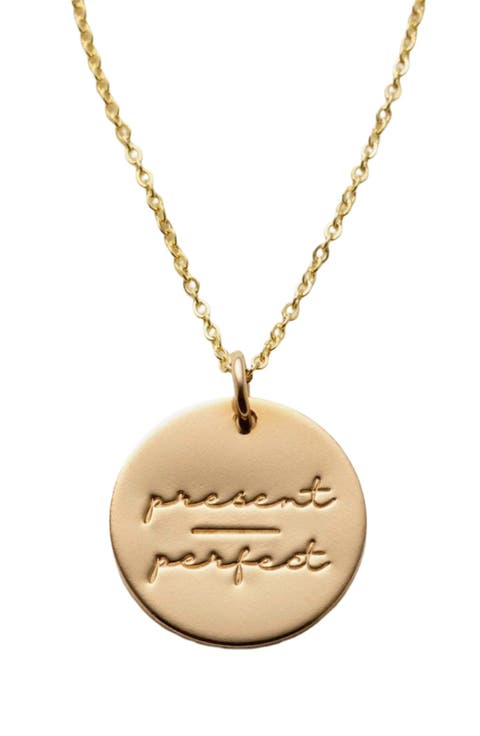 Pause Collection Disc Necklace