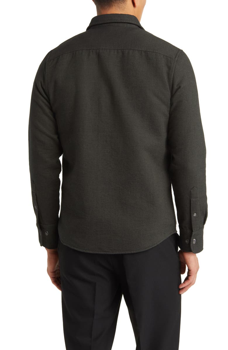 Nordstrom Trim Fit Snap Front Shirt, Alternate, color, 