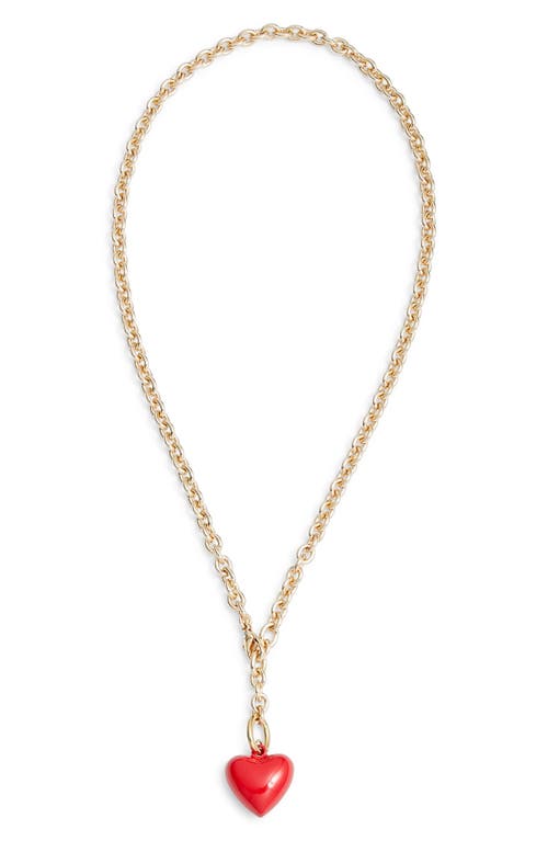 Roxanne Assoulin The Mini Happy Heart Pendant Necklace In Gold