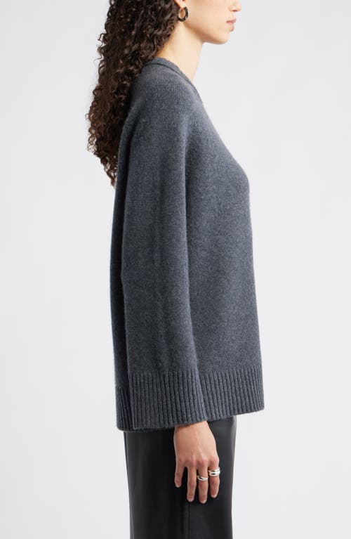 Nordstrom Crewneck Wool & Cashmere Sweater In Gray