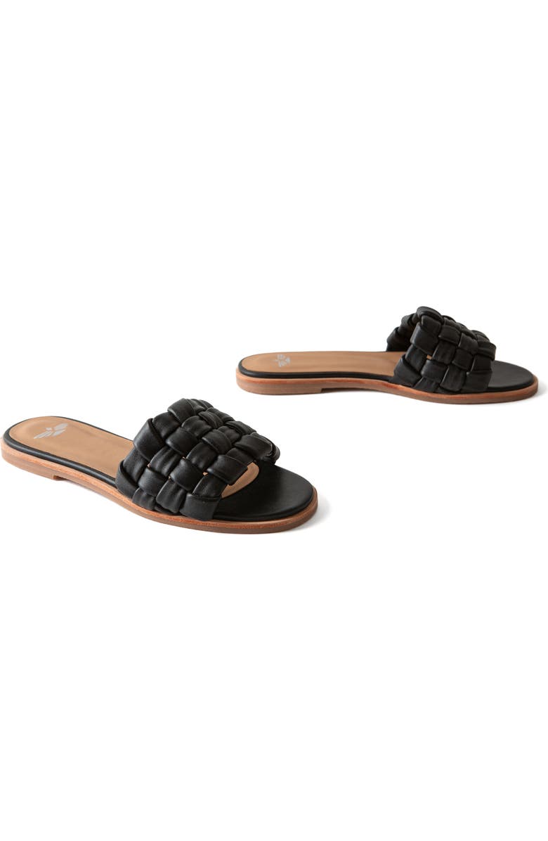 Fortress Nora Woven Slide Sandal, Alternate, color,