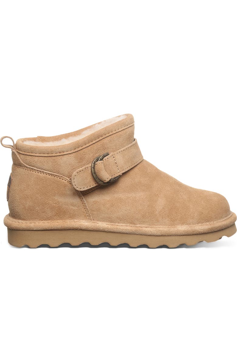 BEARPAW Petite Buckle Boot, Alternate, color, Iced Coffee