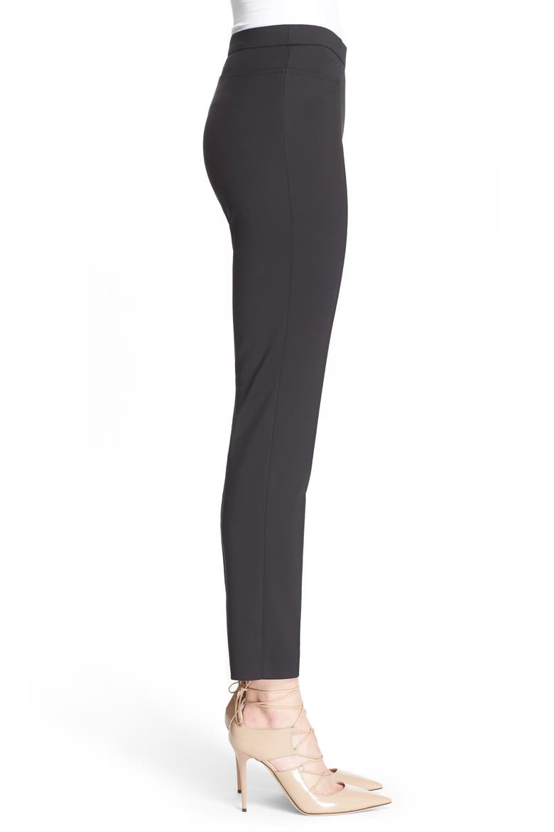 Franca Techno Cotton Blend Pants, Alternate, color, BLACK