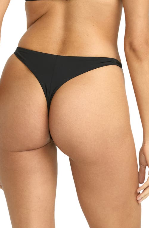 Billabong Sol Searcher Maya Bikini Bottoms In Black