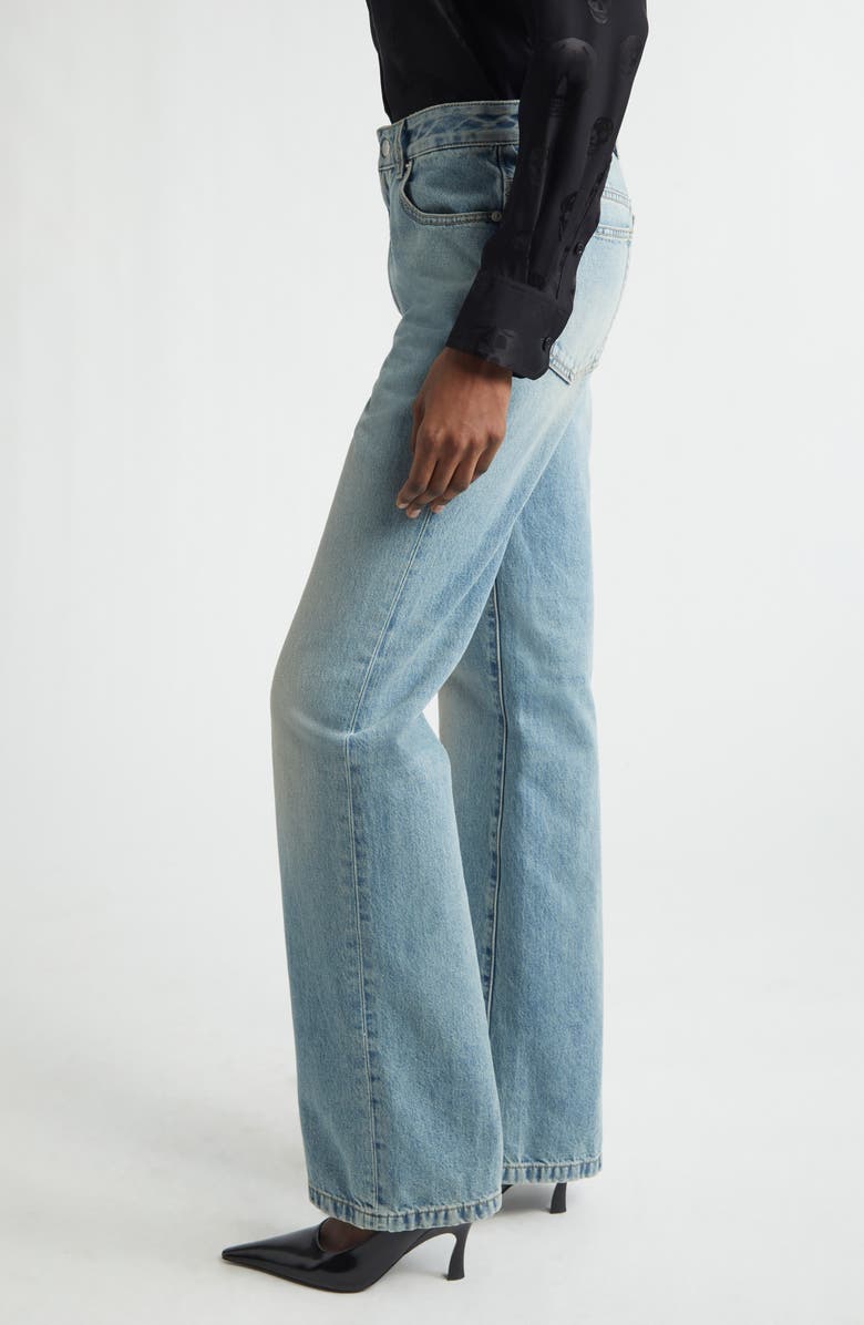 McQueen Straight Leg Jeans, Alternate, color, Royal