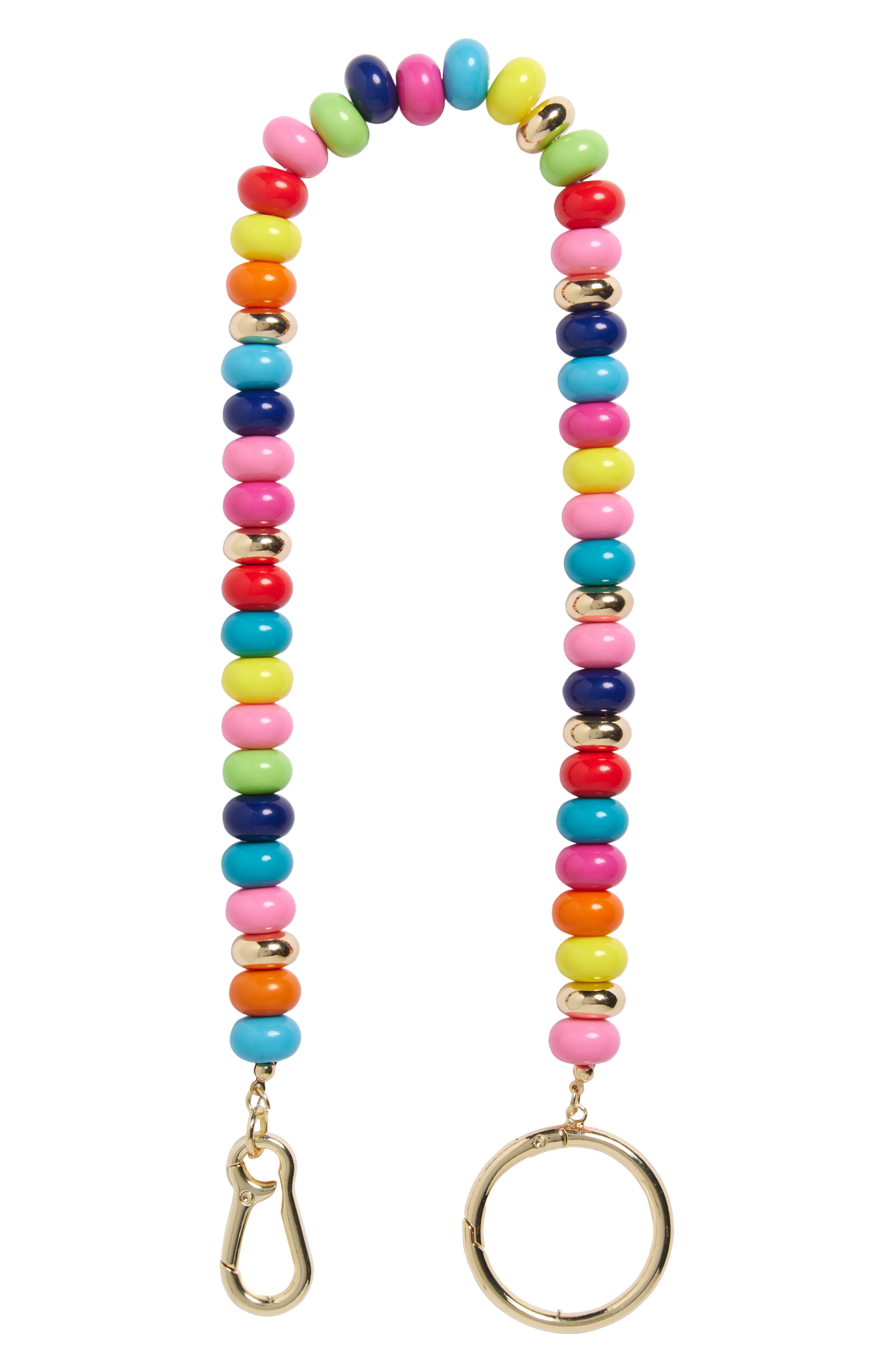 BaubleBar Flying Colors Bag Charm, Main, color, Pink Multi