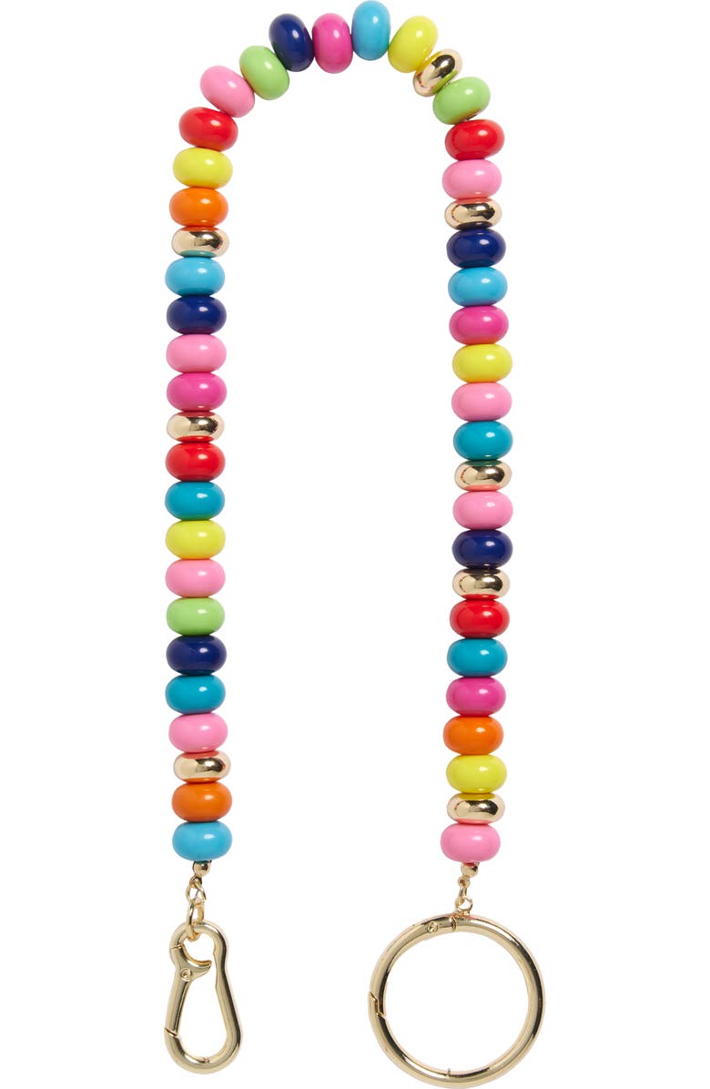 BaubleBar Flying Colors Bag Charm, Main, color, Pink Multi
