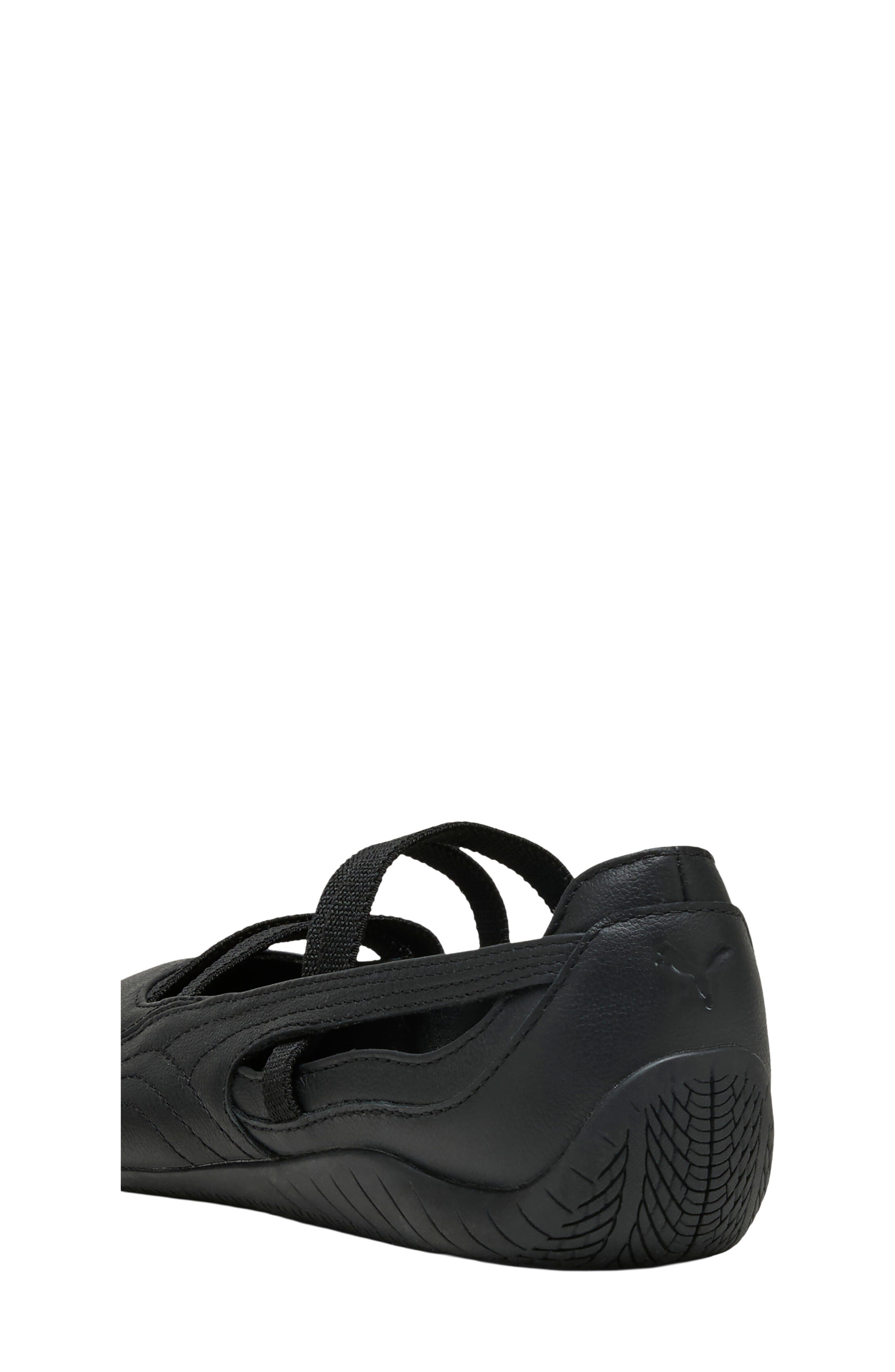 Kids' Speedcat Ballet Sneaker, Alternate, color, PUMA BLACK