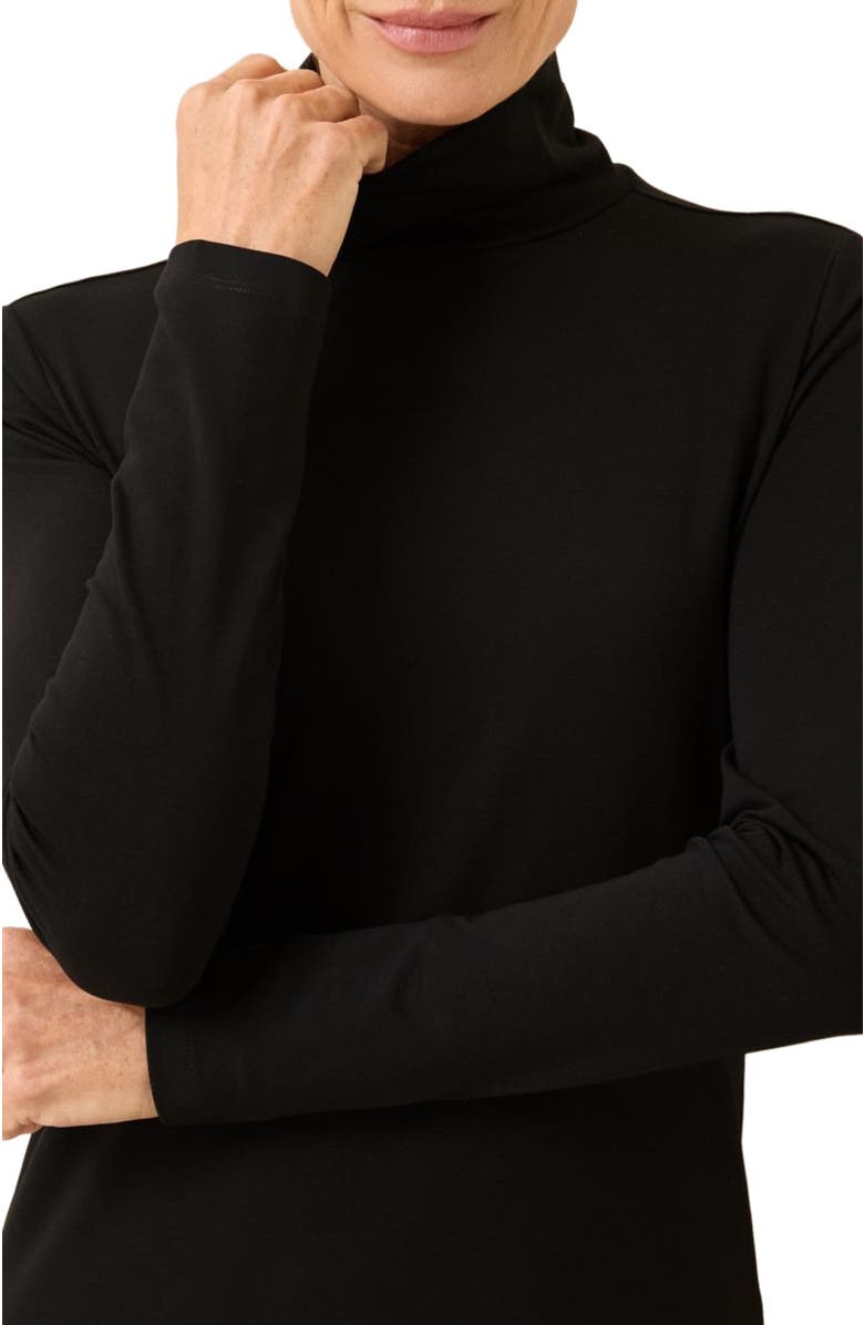 Pact Luxe Stretch Jersey Slim Turtleneck, Alternate, color, 