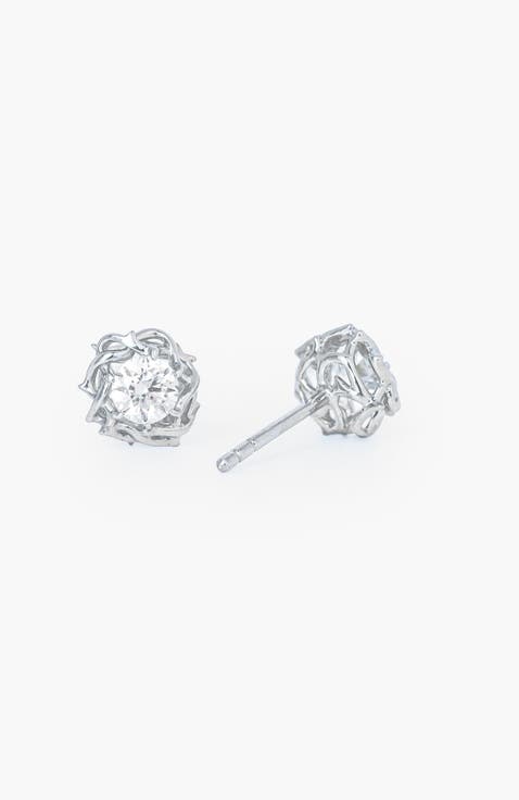 Crown Of Thorns Stud Earrings