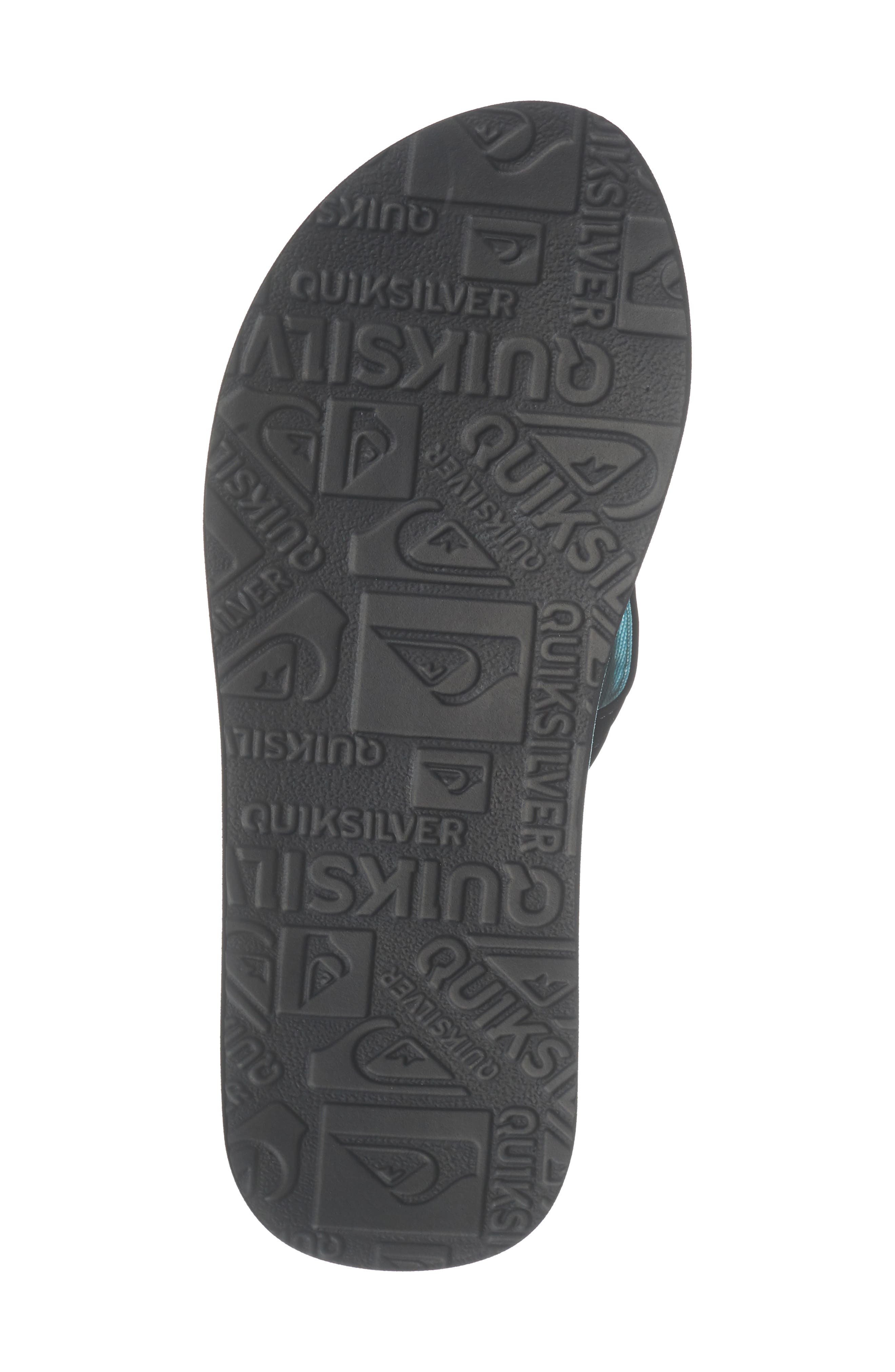 Dune Flip Flop, Alternate, color, ORANGE/ LIGHT BLUE