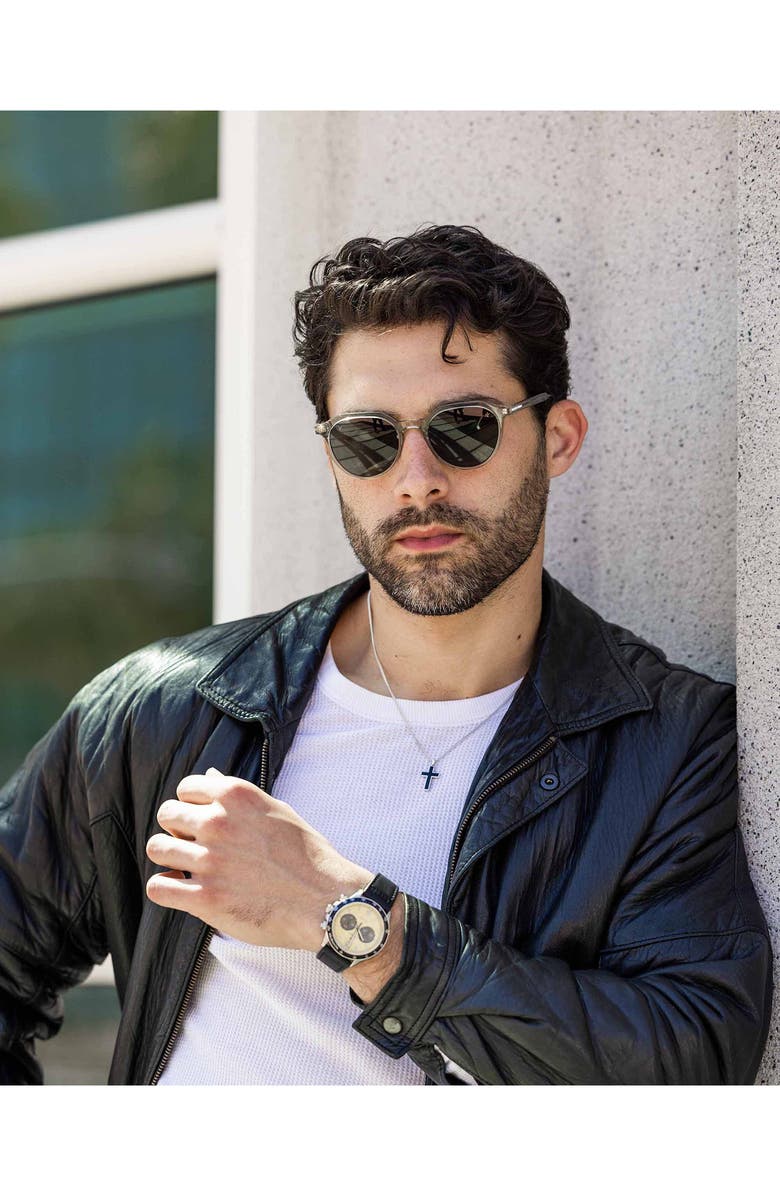 Vincero Aiden 50mm Polarized Square Sunglasses, Alternate, color, 