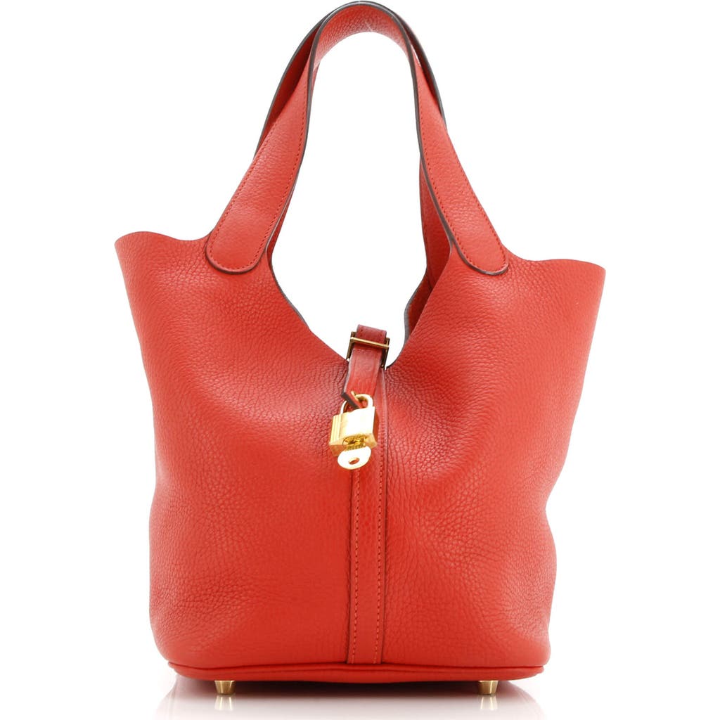 Pre-owned Hermes Hermes Picotin Lock Bag Clemence Mm