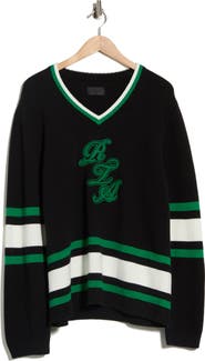 RtA Joshua V-Neck Cotton Blend Sweater