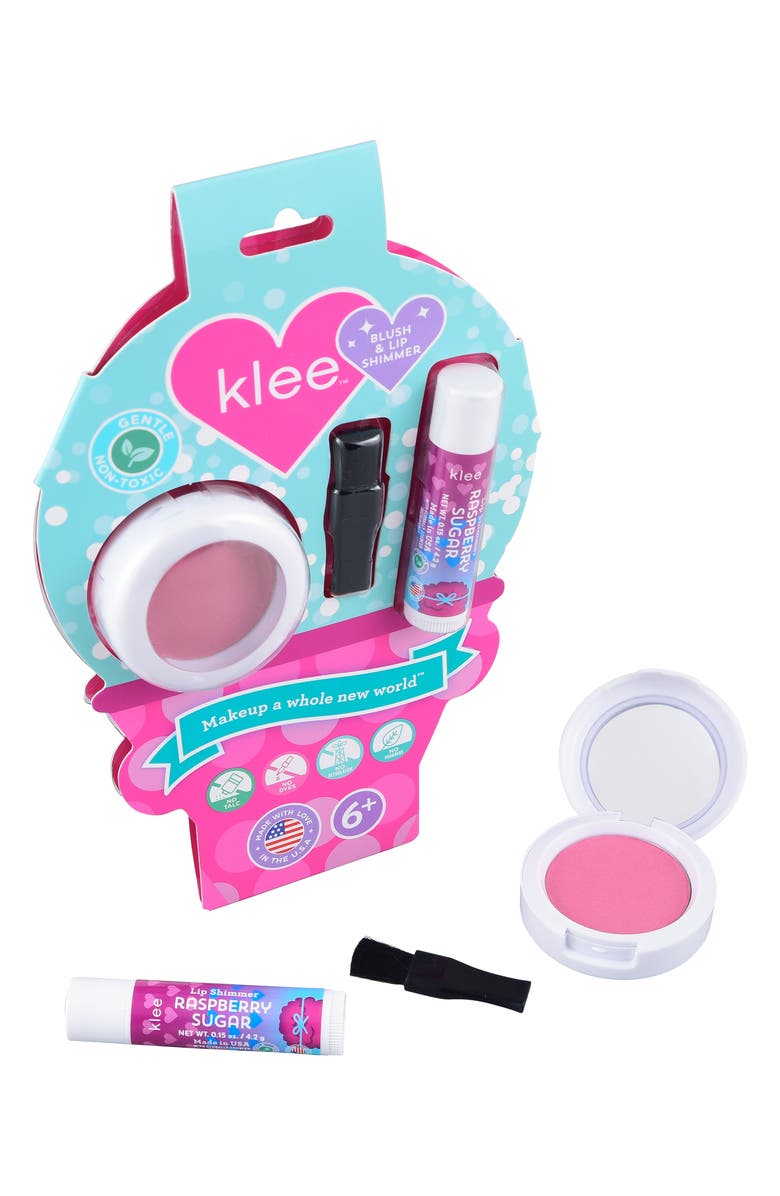 Klee Kids Sweet Cherry Fun Blush & Lip Shimmer Kit, Main, color,