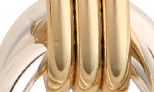 Panacea Two-tone Doorknocker Drop Earrings In Multi