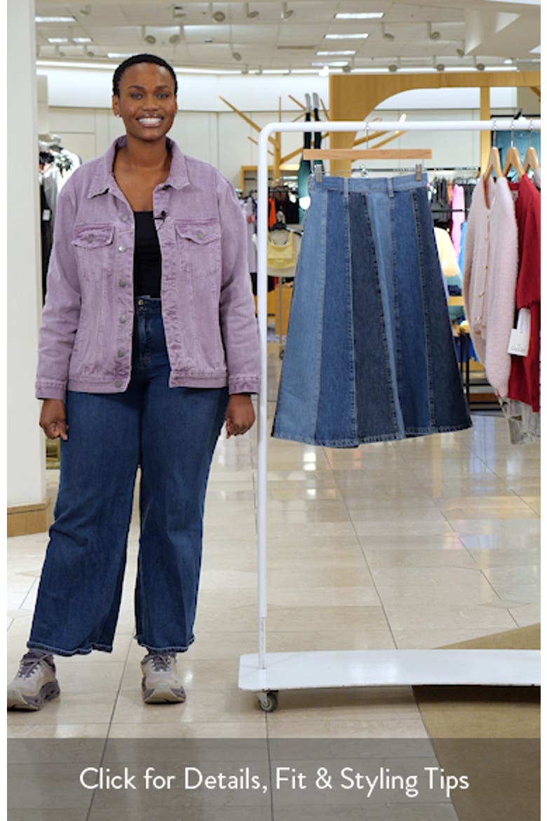 Sunbeam Denim Midi Skirt video