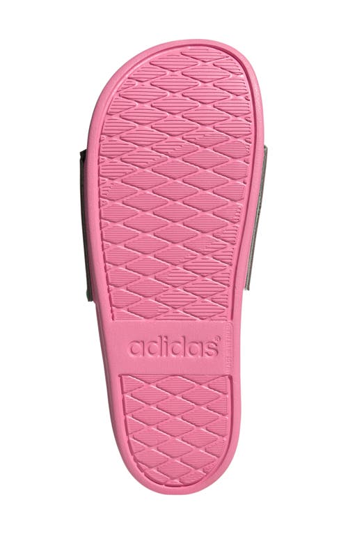 Adidas Originals Adidas Adilette Comfort Slide Sandal In Bliss Pink/pink/pink