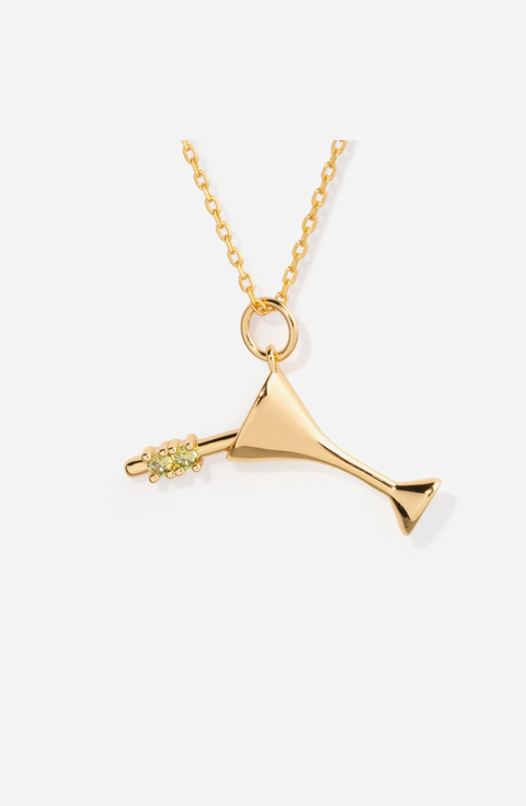 Martini Charm Necklace
