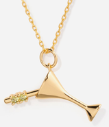 Little Sky Stone Martini Charm Necklace