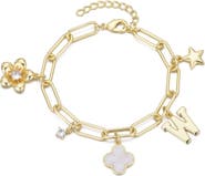 Adornia Initial Charm Bracelet