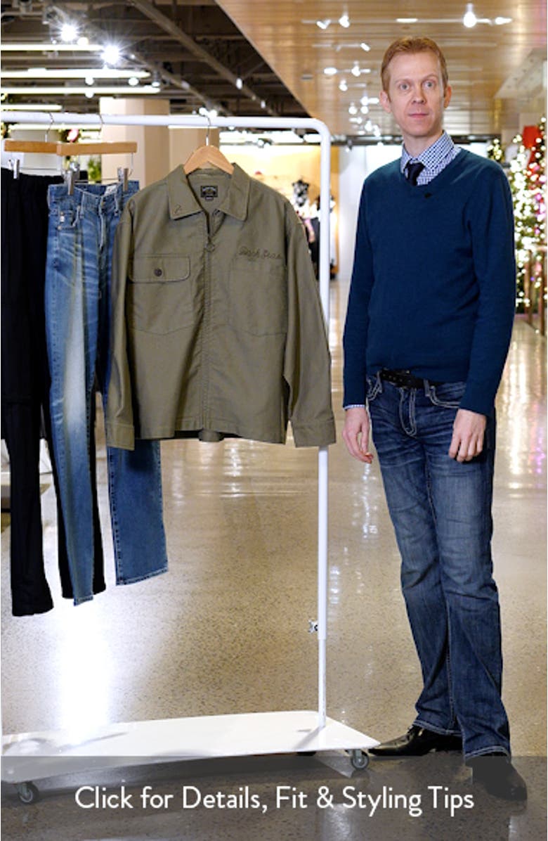 Corporal Zip-Up Cotton Canvas Worker Shirt, sales video thumbnail