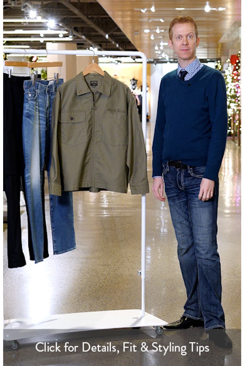 Corporal Zip-Up Cotton Canvas Worker Shirt video