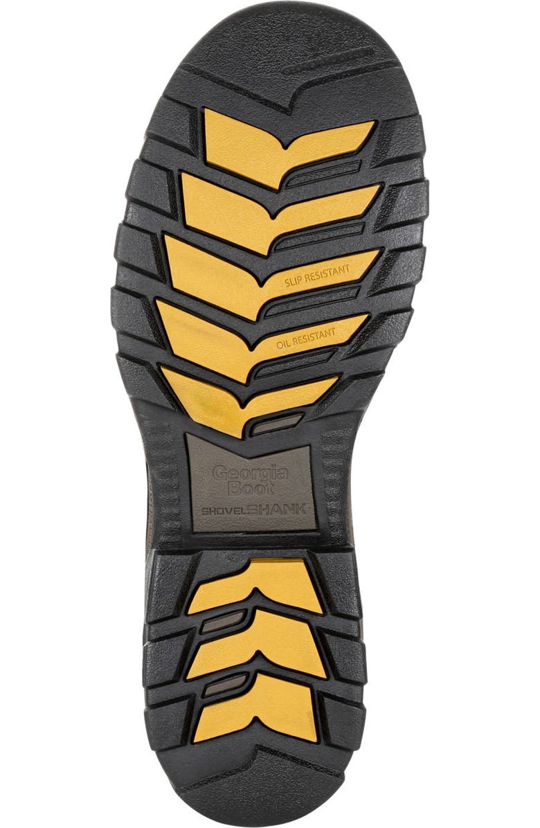 Georgia Boot Eagle One Waterproof Chelsea Work Boot, Alternate, color, Brown