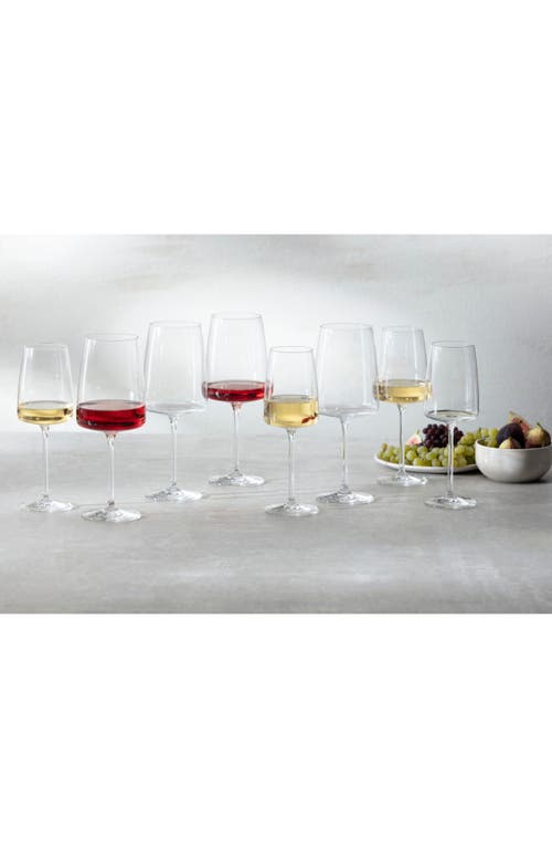 Schott Zwiesel Sensa Set Of 8 Red & White Wine Glasses In Clear