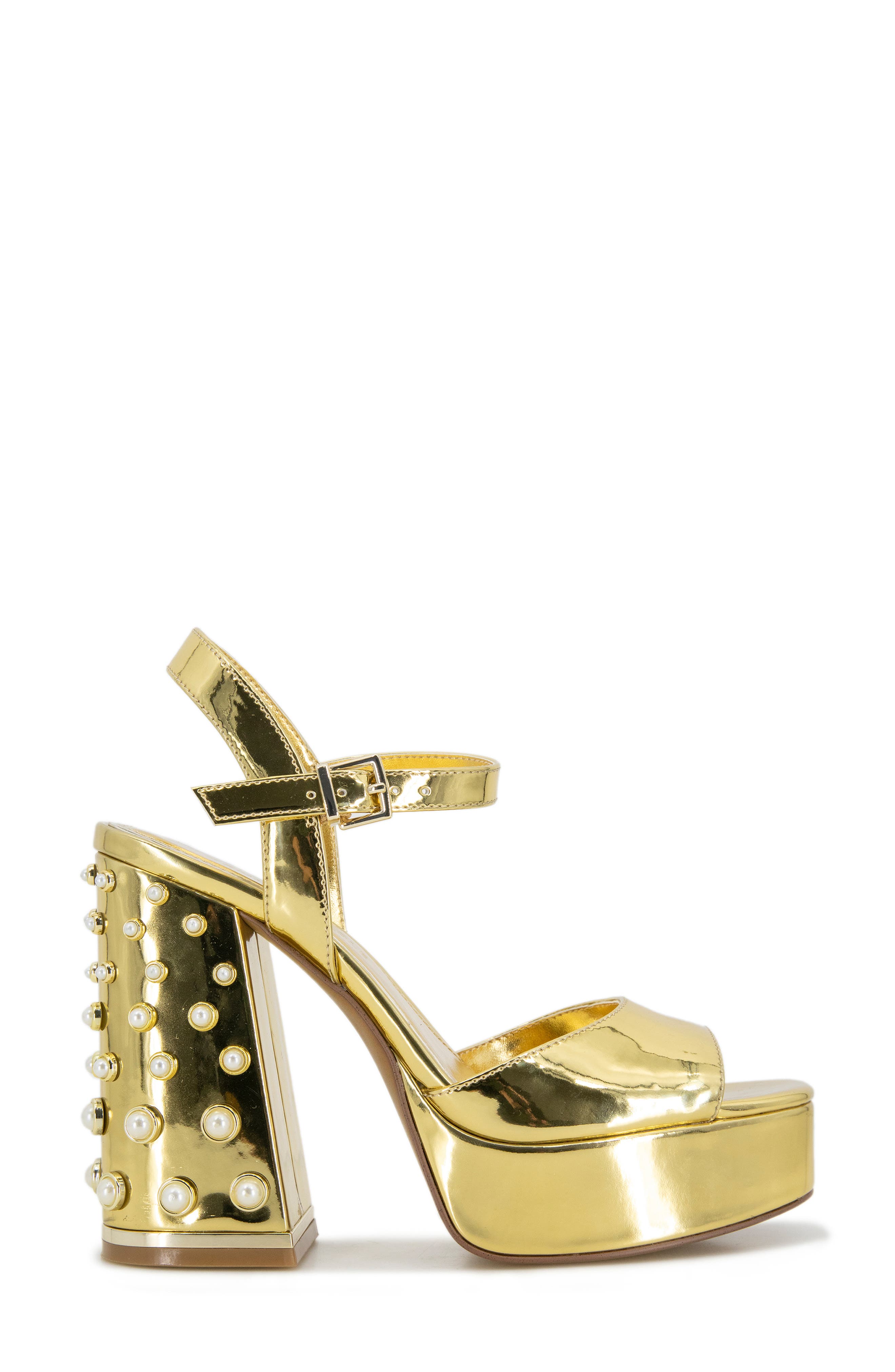 Kenneth Cole Dolly Pearls Block Heel Sandal, Alternate, color, 