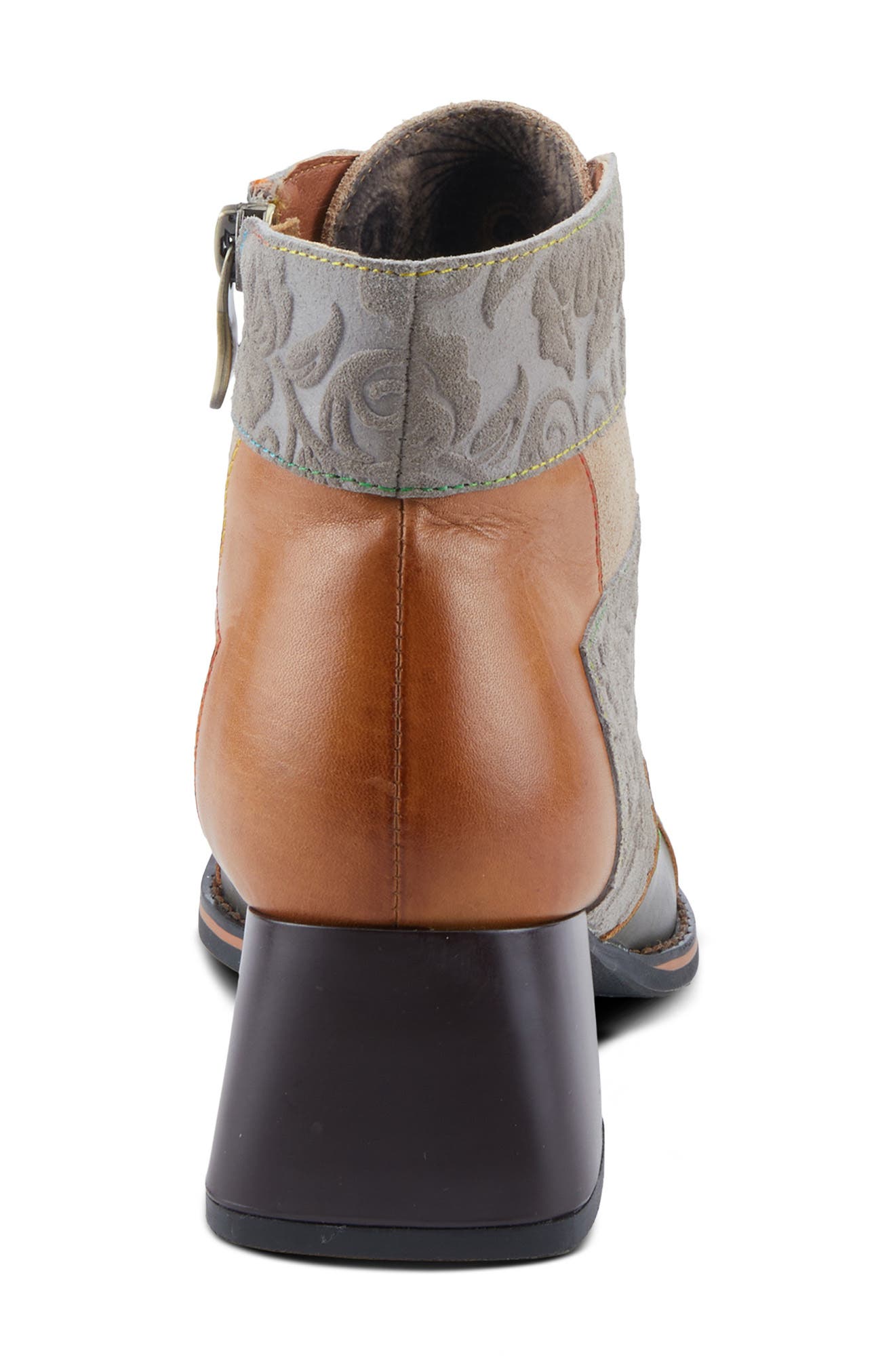 L'Artiste by Spring Step Copine Cap Toe Bootie, Alternate, color, Tan Multi