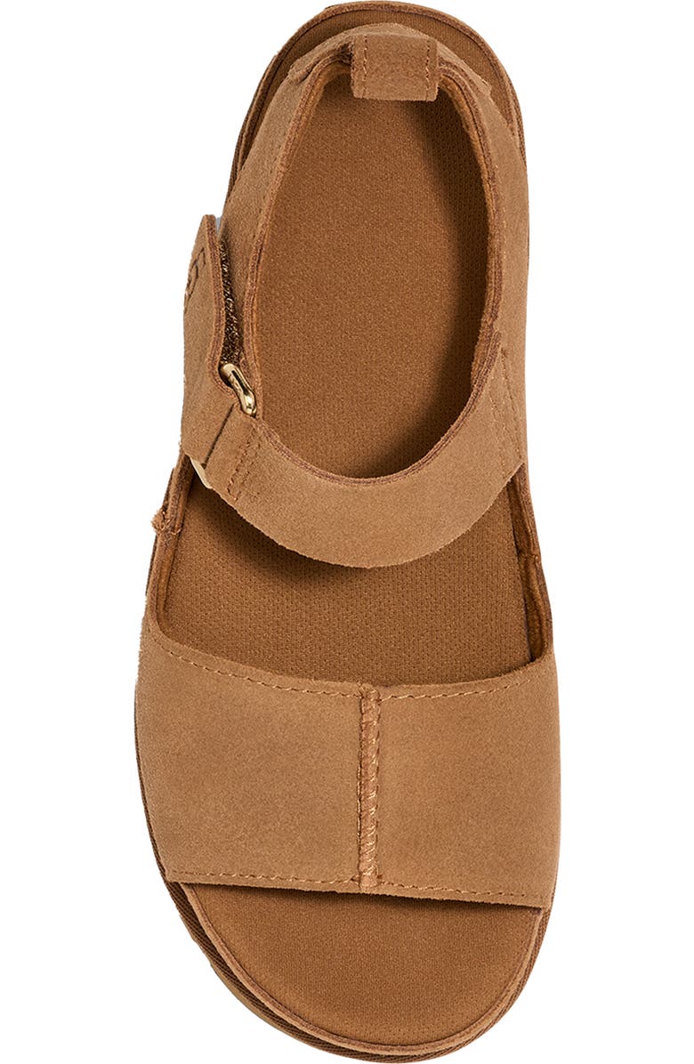 UGG<sup>®</sup> Goldenstar Platform Sandal, Alternate, color, Chestnut