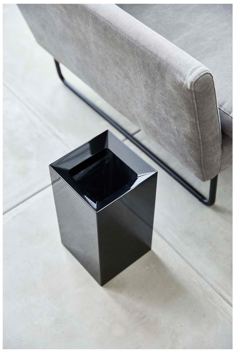 Trash Can, Alternate, color, BLACK