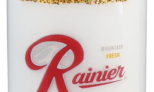 Old World Christmas Ranier Beer Can Glass Ornament In Multi