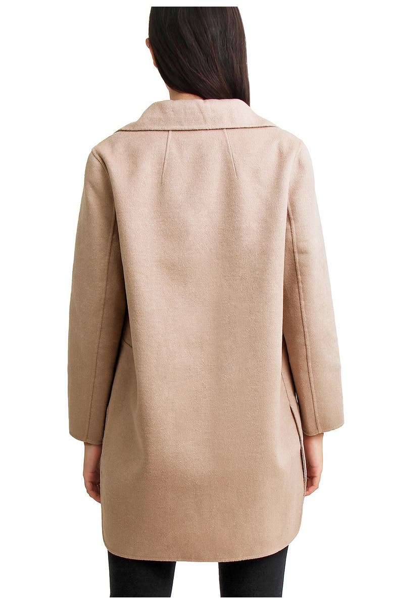Belle & Bloom Ex Boyfriend Wool Blend Coat, Alternate, color, Sand