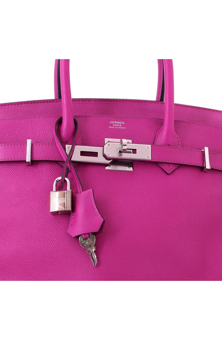 Pre-Owned Hermes Birkin Handbag Pink Epsom with Palladium Hardware 30, Alternate, color, Rose Pourpre