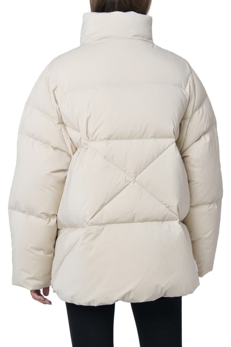 Ella Water Resistant Recycled Down Puffer Jacket, Alternate, color, BROWN RICE