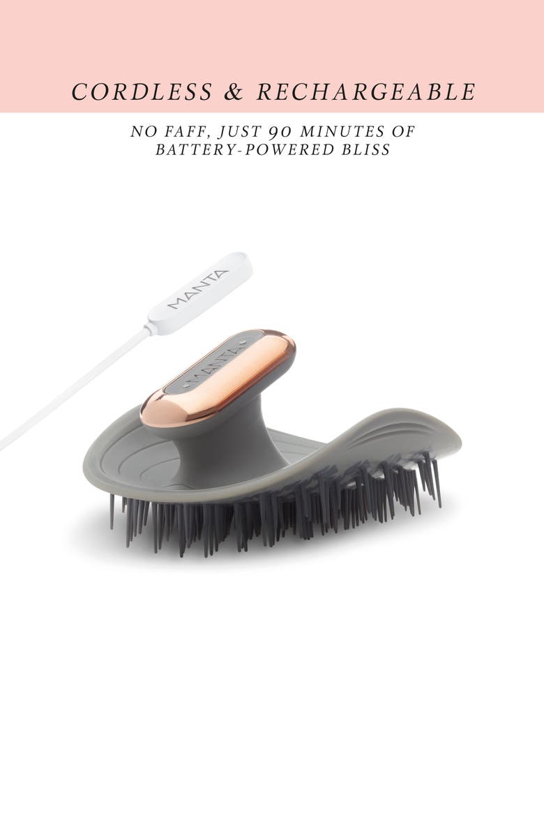 Manta Pulse Professional Scalp Massage Brush, Alternate, color, Grey