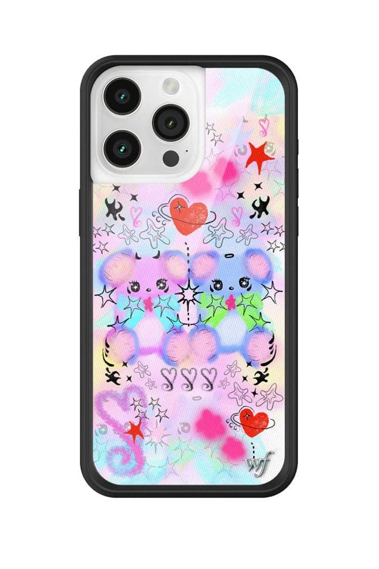 Cotton Candy Teddies iPhone Case, Alternate, color, Purple