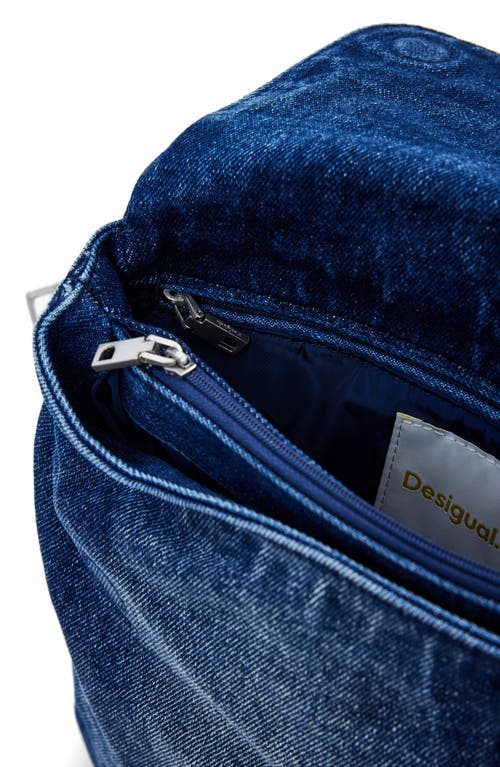 Desigual Mini Backpack In Medium Blue