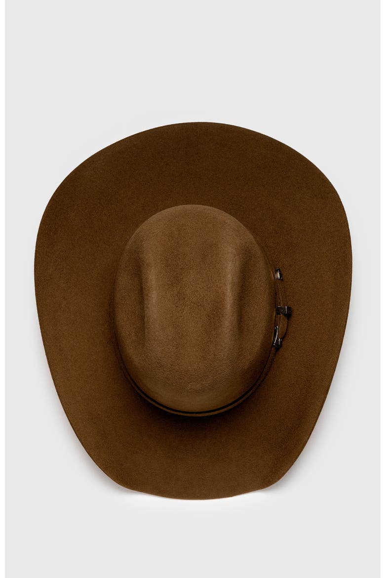 The Boss Premier Cowboy Hat, Alternate, color, Brown