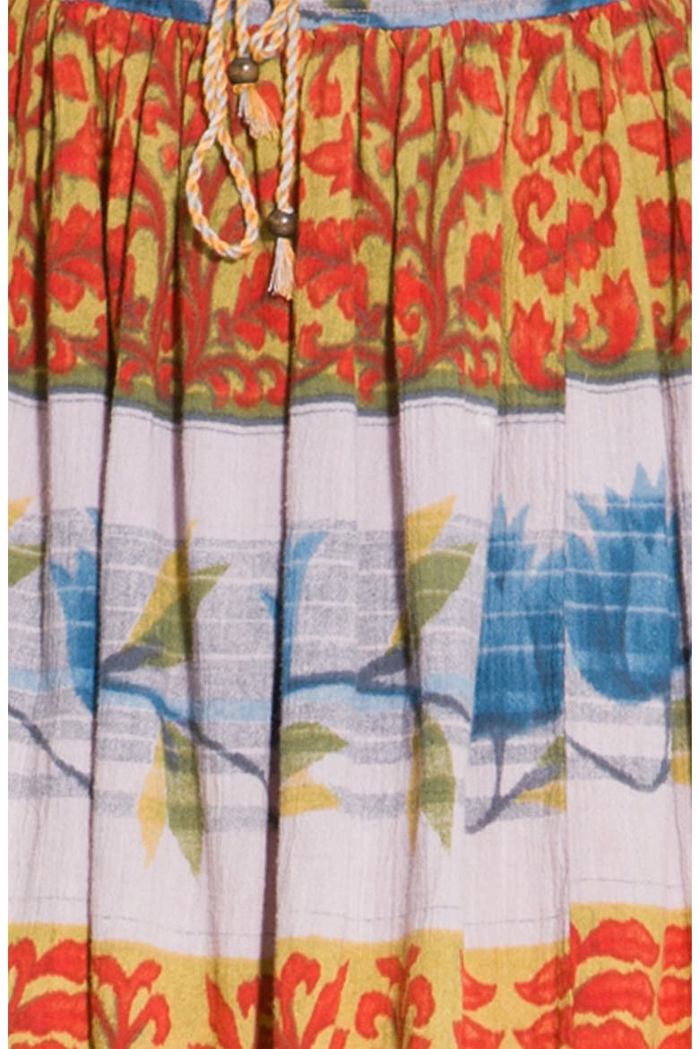'Zen Garden' Vintage Print Skirt, Alternate, color, TAUPE COMBO
