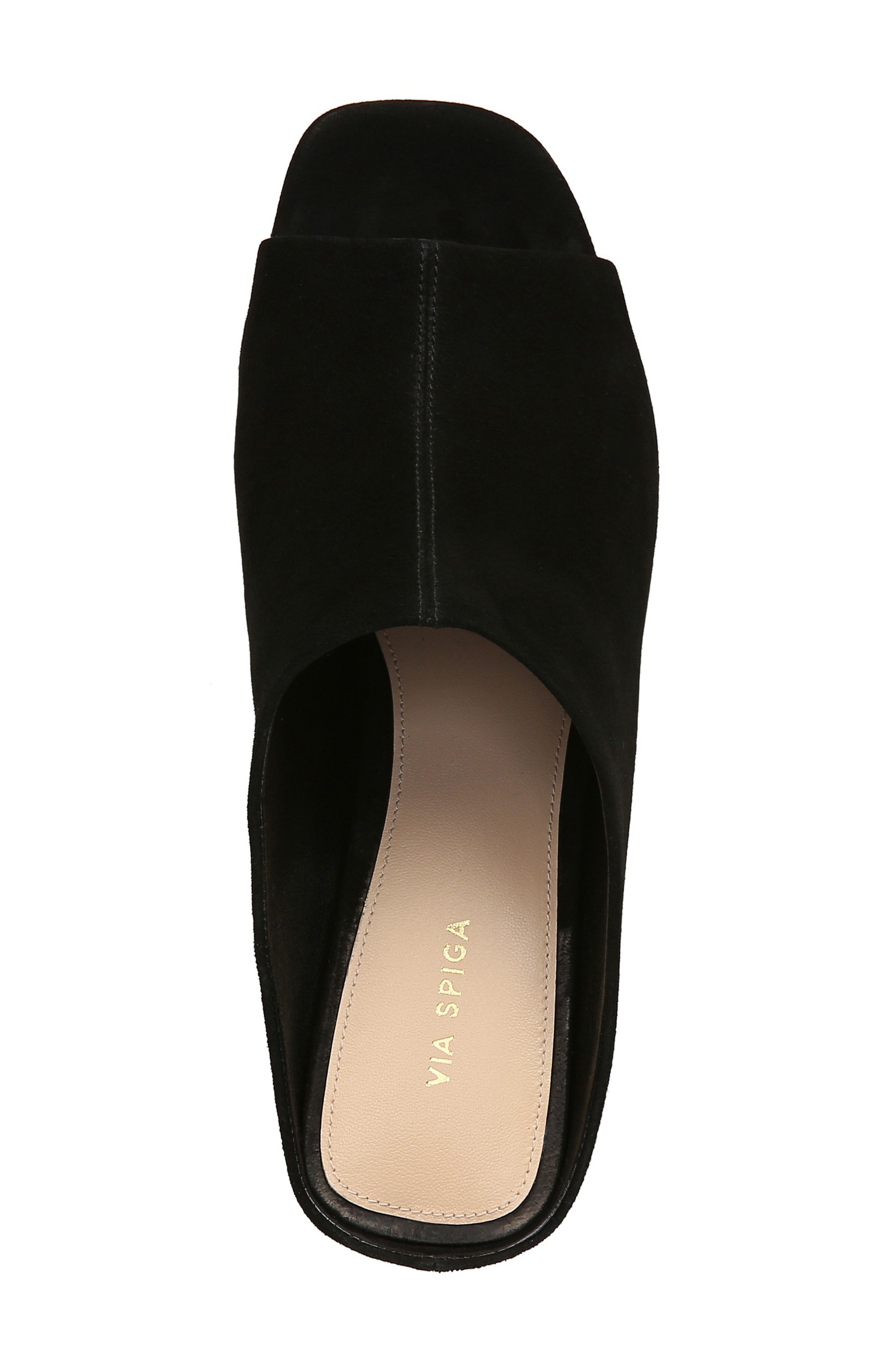 Via Spiga Hennie Block Heel Mule, Alternate, color, 