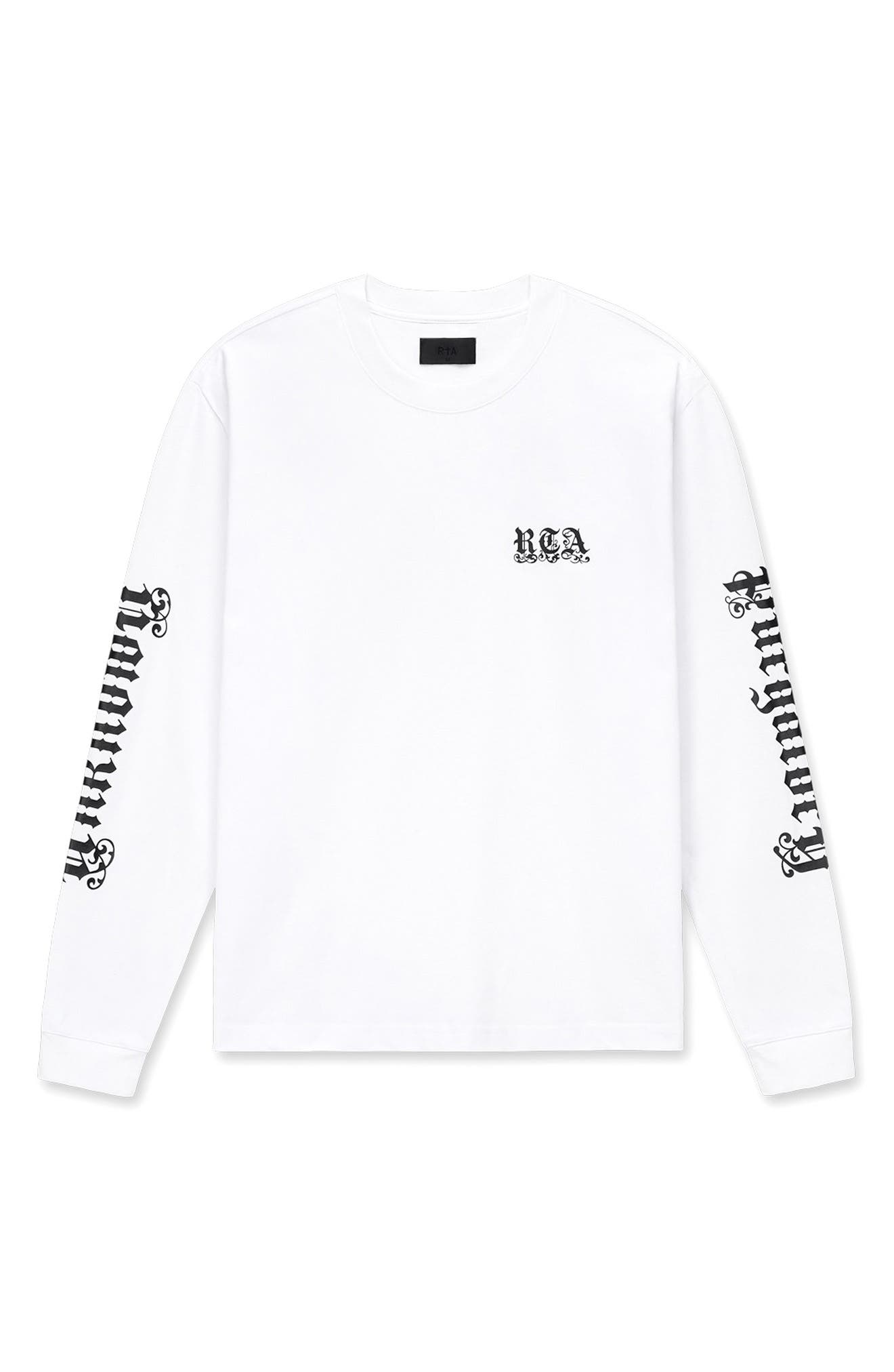 RtA Lawrence Long Sleeve Graphic T-Shirt