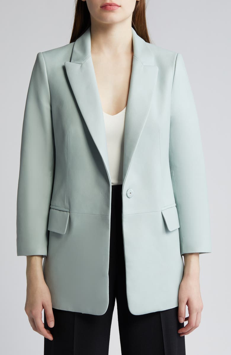 KOBI HALPERIN Rosalie Leather Blazer, Main, color,