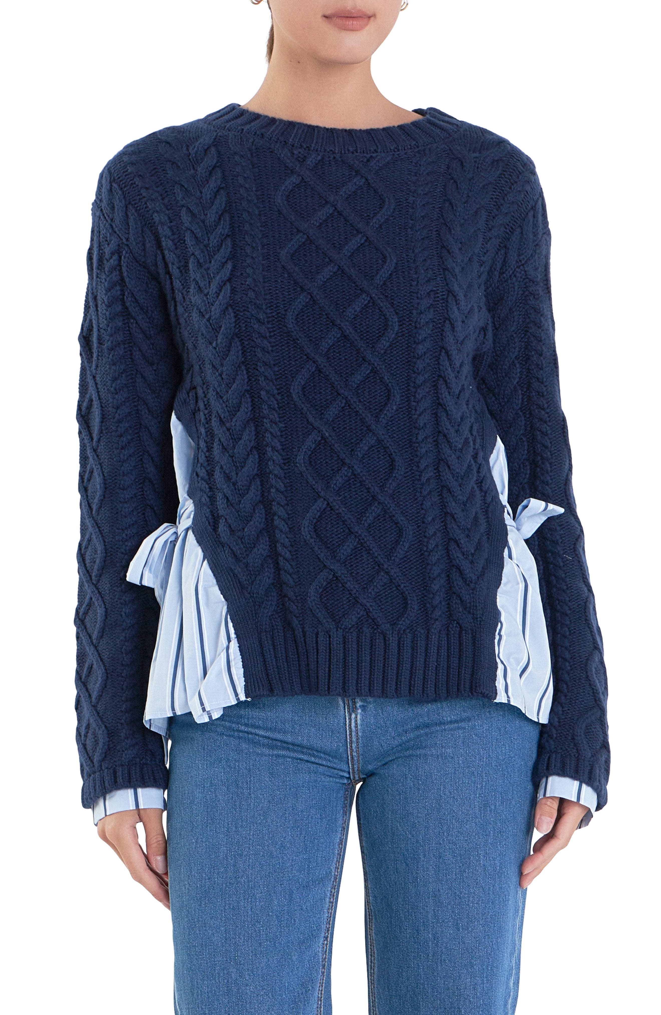 Mixed Media Sweater
