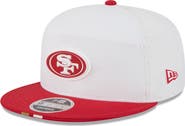 New Era Men's New Era  White/Scarlet San Francisco 49ers 2025 NFL Training Camp Split Panel 9FIFTY Snapback Hat